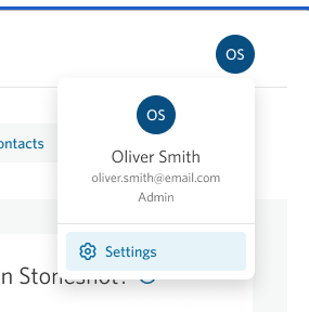 Settings in the StoneShot Integration for Salesforce