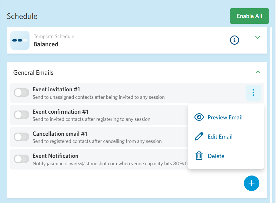 Extended Schedule Descriptions