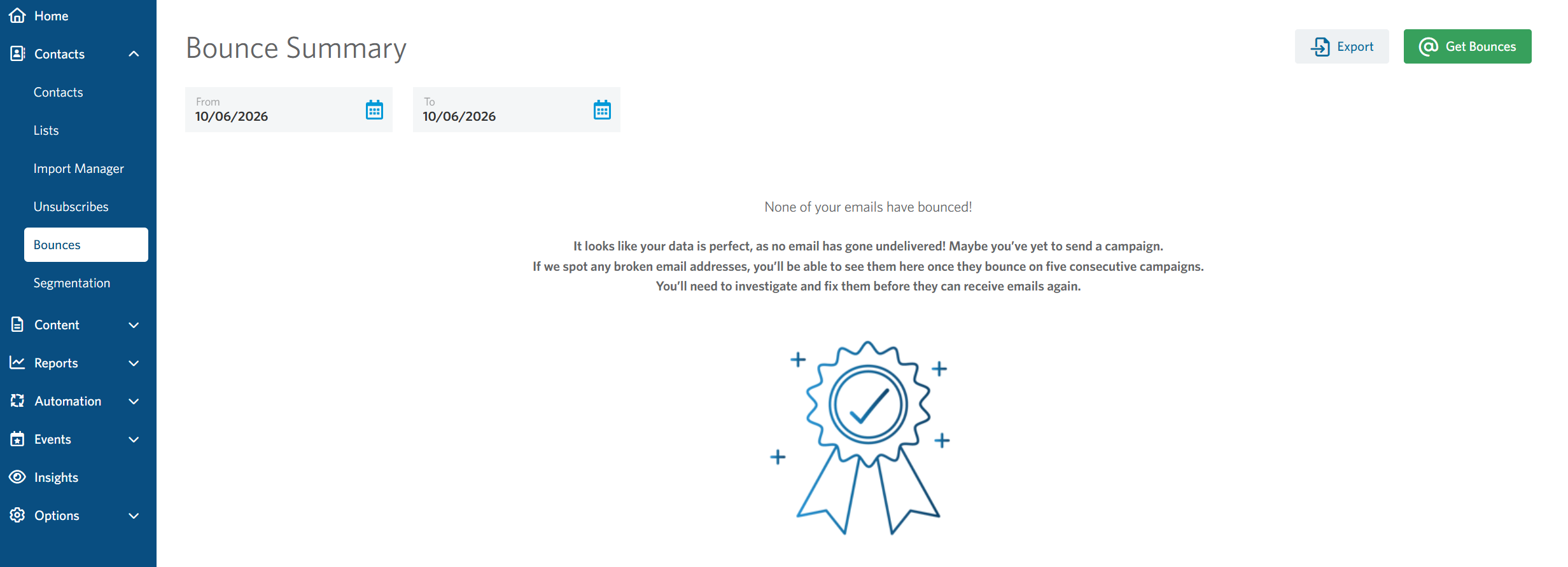 Image of bounces page.