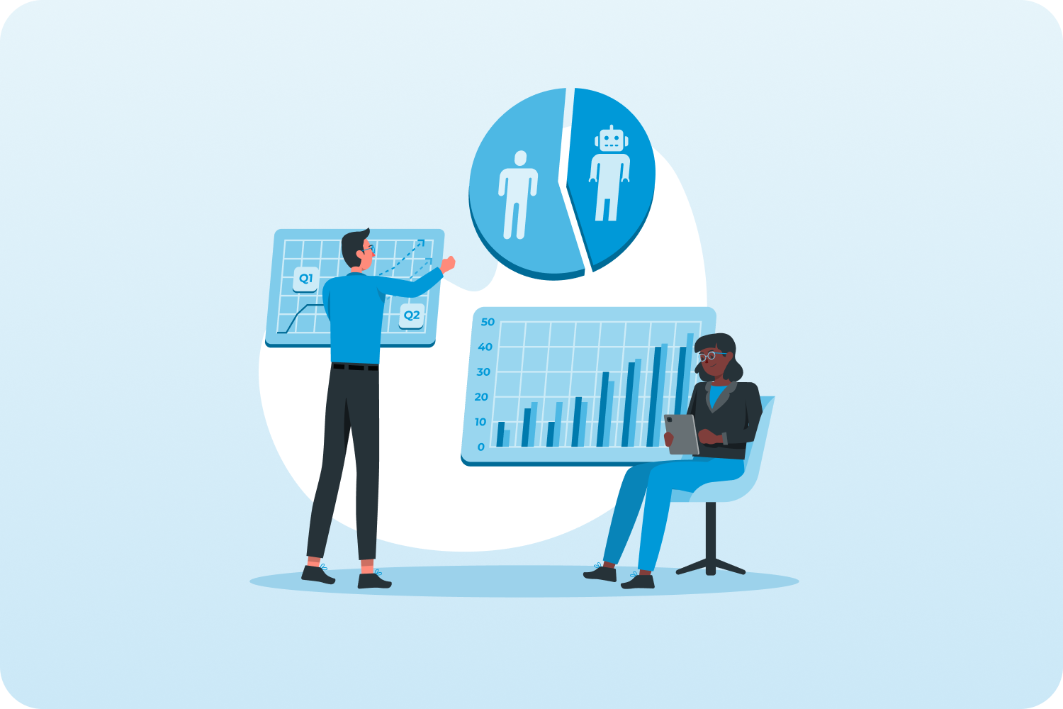 Clean human-only metrics