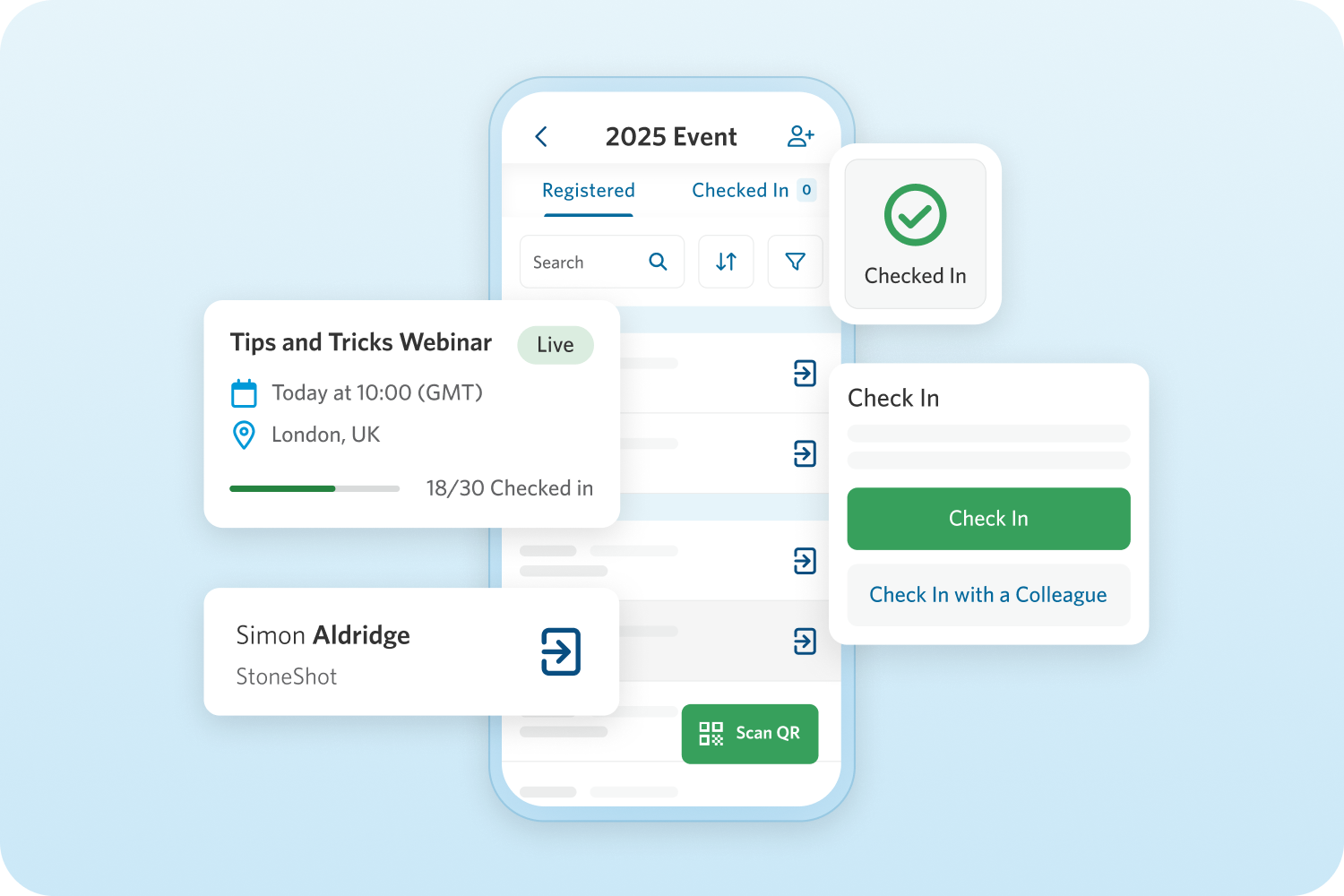 Event check-in