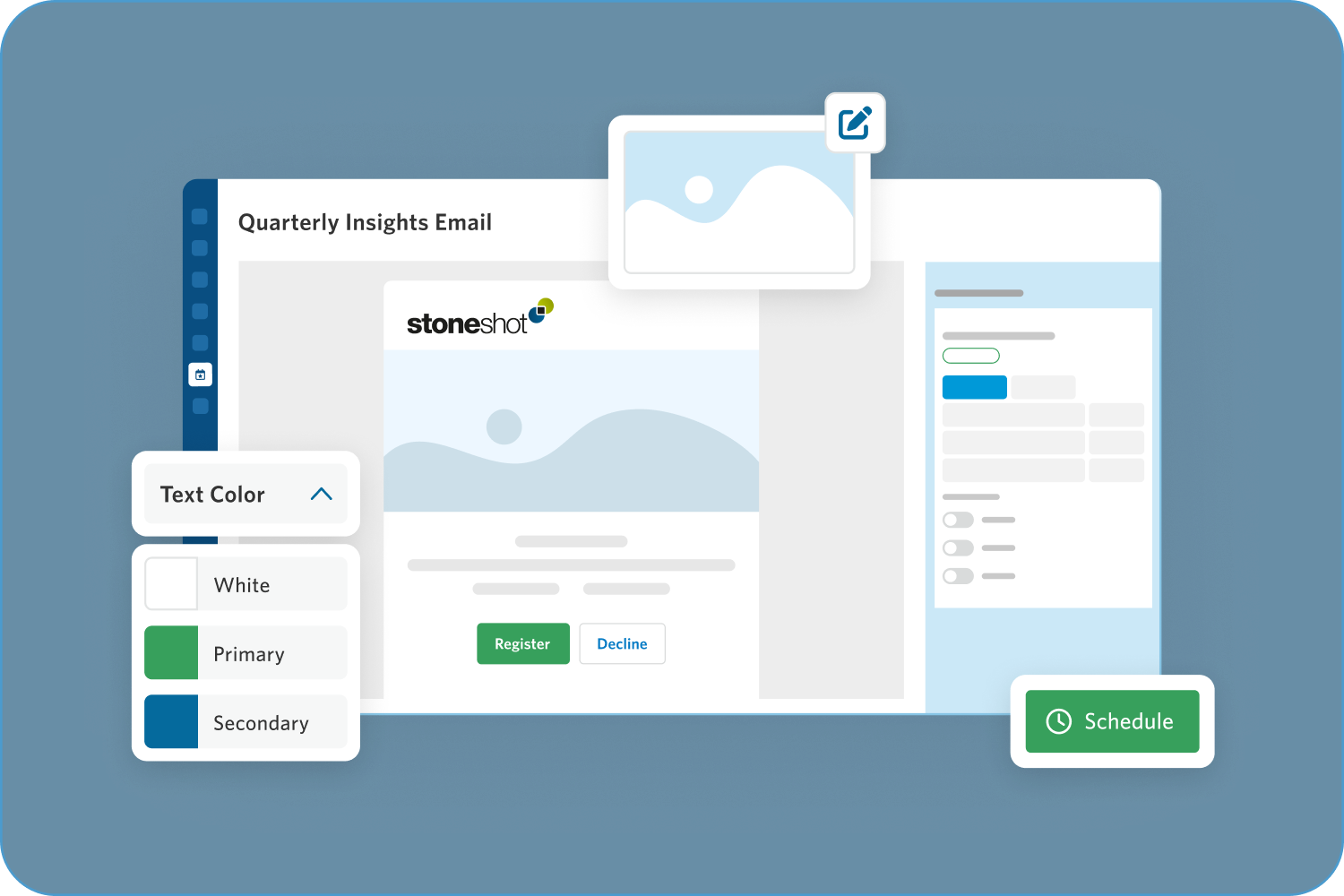 Intuitive email builder