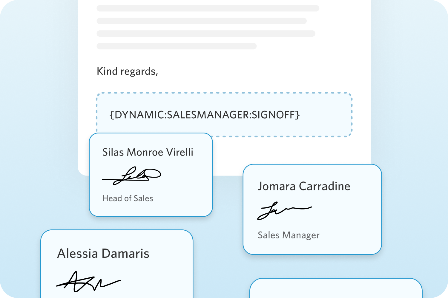 Personalized email content