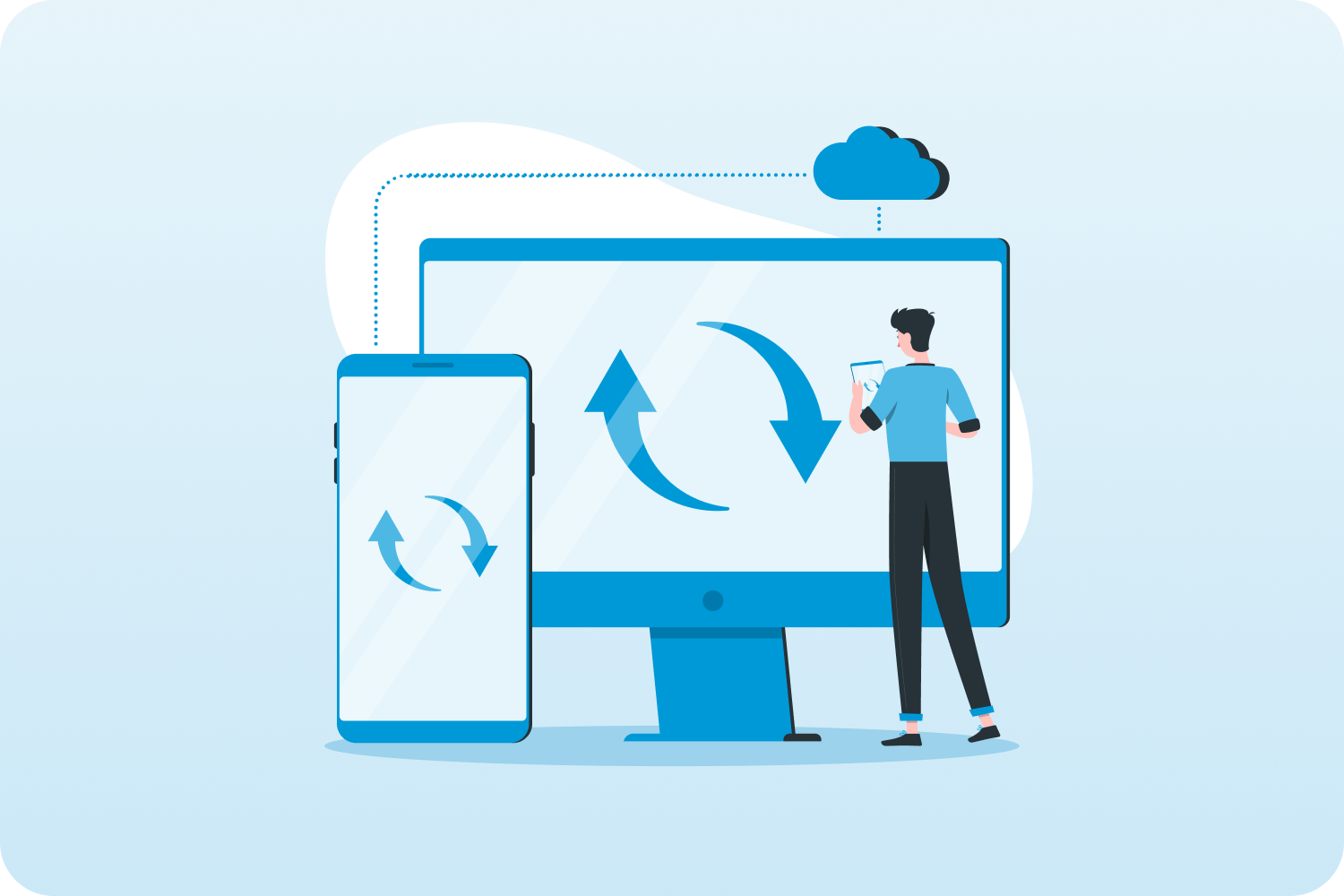 Smart syncing for faster fund communication