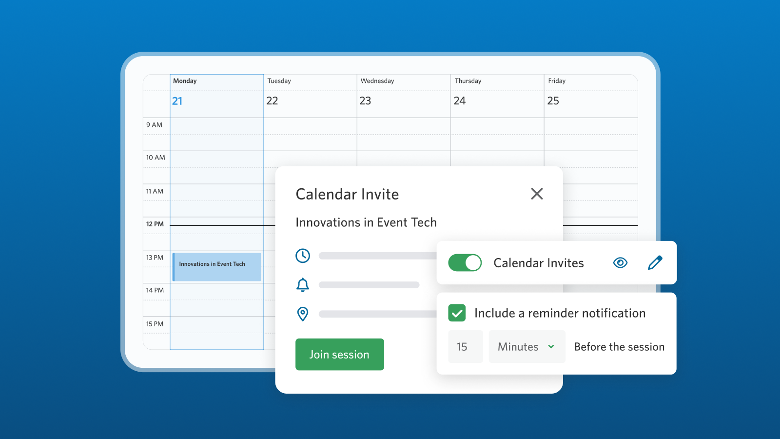 Instant Calendar Invites